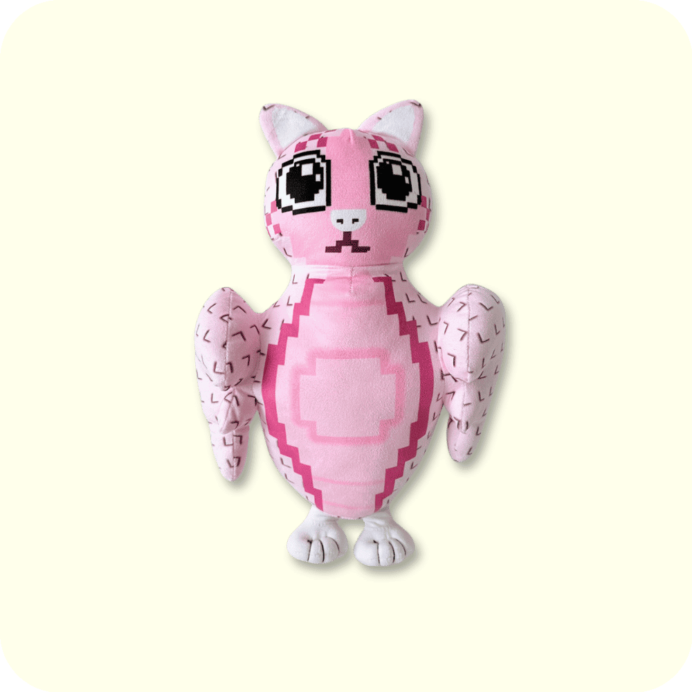 Meowl Plush Pink Meowl Plush Pink
